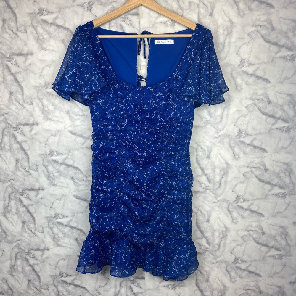 Here Comes the Sun Ruched Mini Dress
